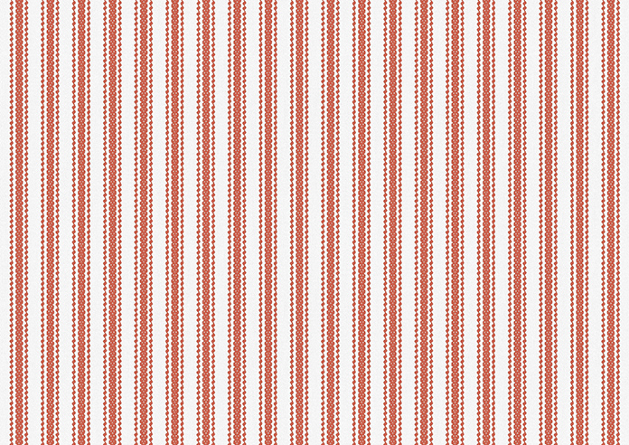 Lace Stripes, Toast Orange - Motorised Roman Blind - Image 7